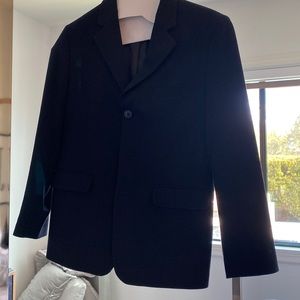 Boys black suit jacket size 12